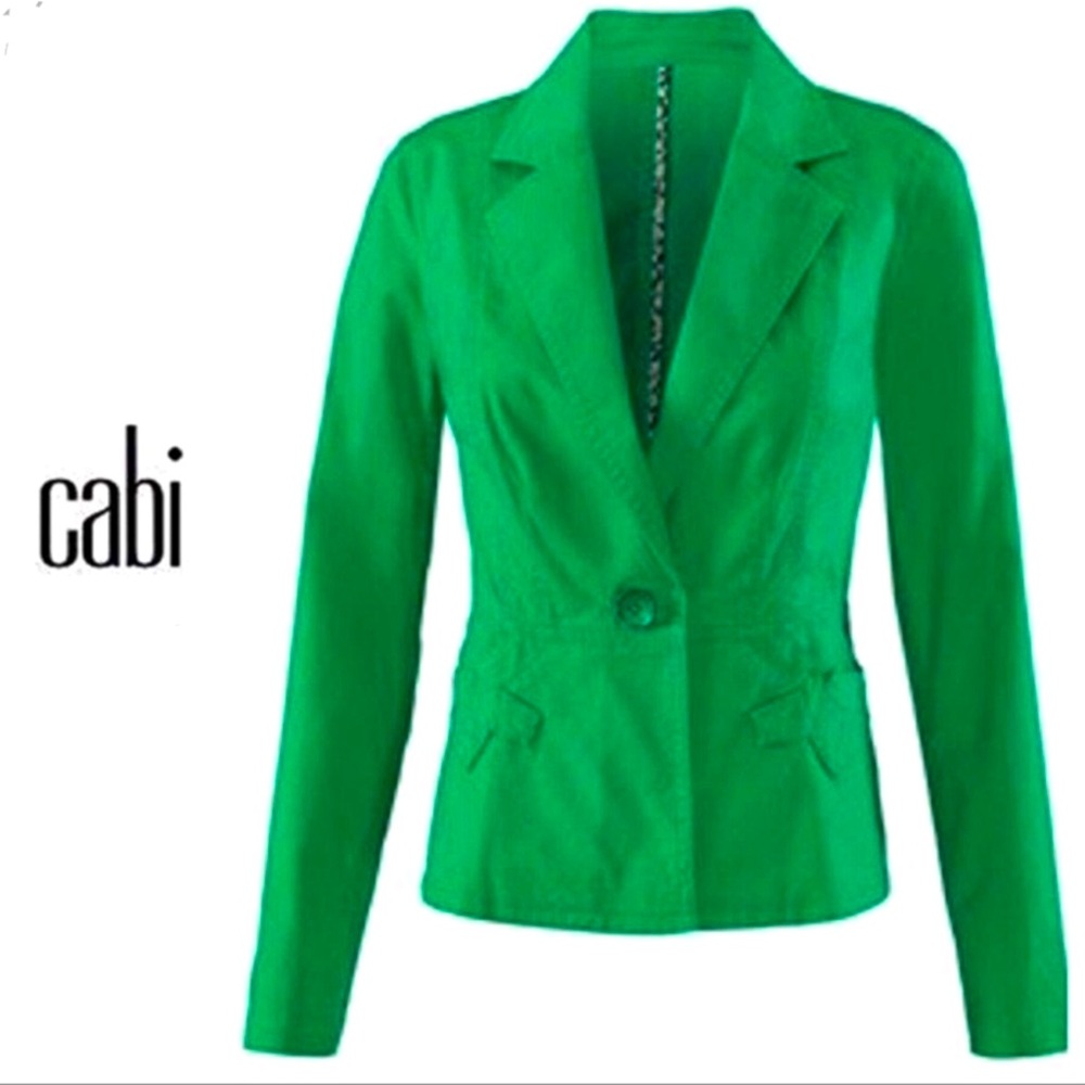 Cabi Verde Green Blazer Style#5097